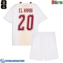 Fotballdrakt Barn Marokko Ayoub El Kaabi #20 Bortedraktsett VM 2026 Kortermet (+ Korte bukser)